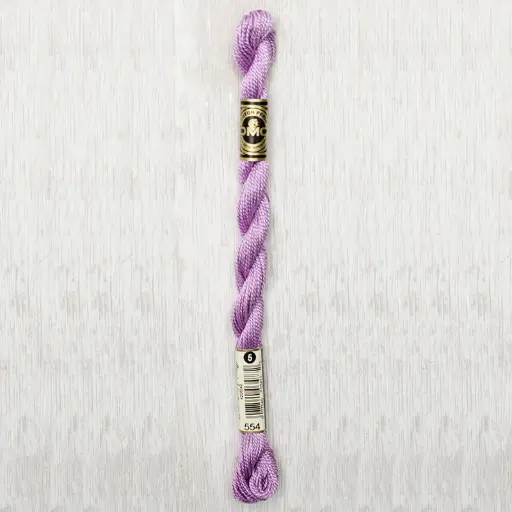 [DMCPerleCotton5554] DMC Perle #5 0554 Light Violet