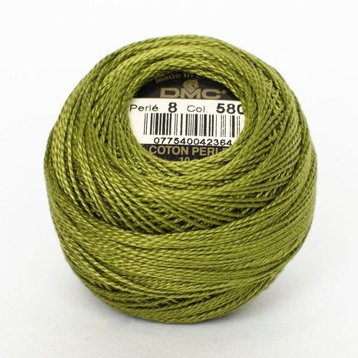 [DMCPerleCotton5580] DMC Perle #5 0580 Dark Moss Green (Skein)