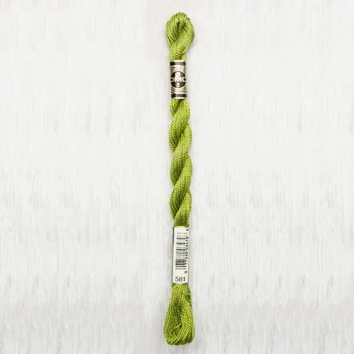 [DMCPerleCotton5581] DMC Perle #5 0581 Moss Green