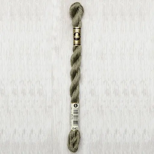[DMCPerleCotton5640] DMC Perle #5 0640 Very Dark Beige Gray