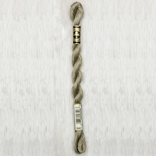 [DMCPerleCotton5642] DMC Perle #5 0642 Dark Beige Gray