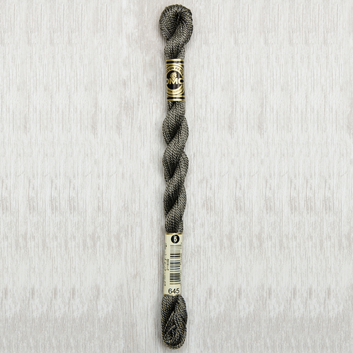 [DMCPerleCotton5645] DMC Perle #5 0645 Very Dark Beaver Gray