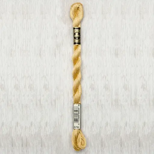 [DMCPerleCotton5676] DMC Perle #5 0676 Light Old Gold