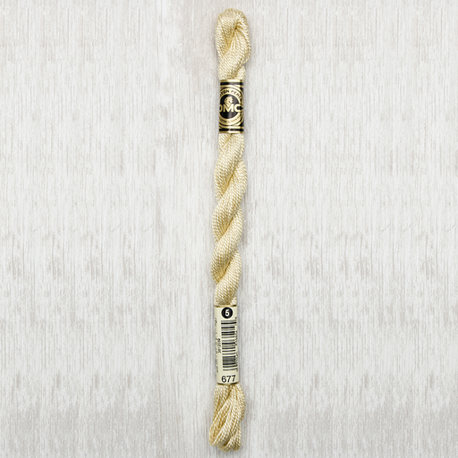 [DMCPerleCotton5677] DMC Perle #5 0677 Very Light Old Gold