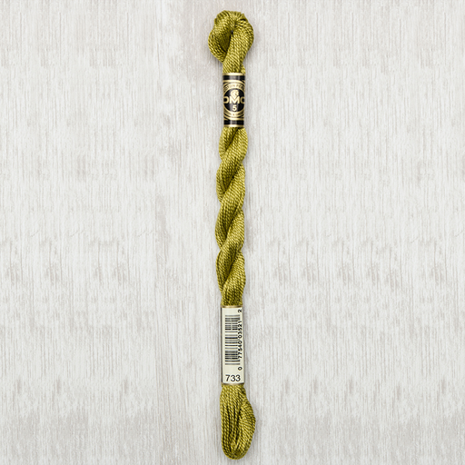 [DMCPerleCotton5733] DMC Perle #5 0733 Medium Olive Green