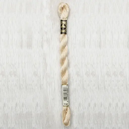 [DMCPerleCotton5739] DMC Perle #5 0739 Ultra Very Light Tan