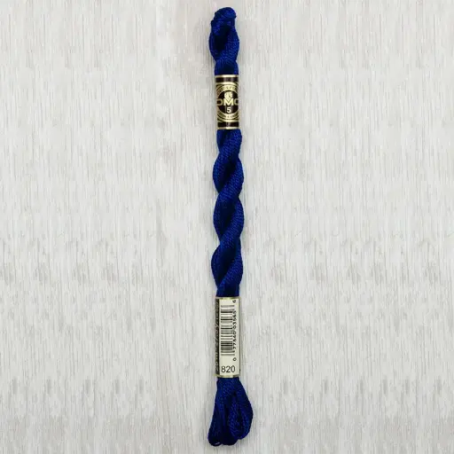 [DMCPerleCotton5820] DMC Perle #5 0820 Very Dark Royal Blue