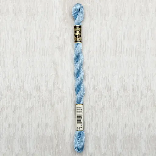[DMCPerleCotton5827] DMC Perle #5 0827 Very Light Blue