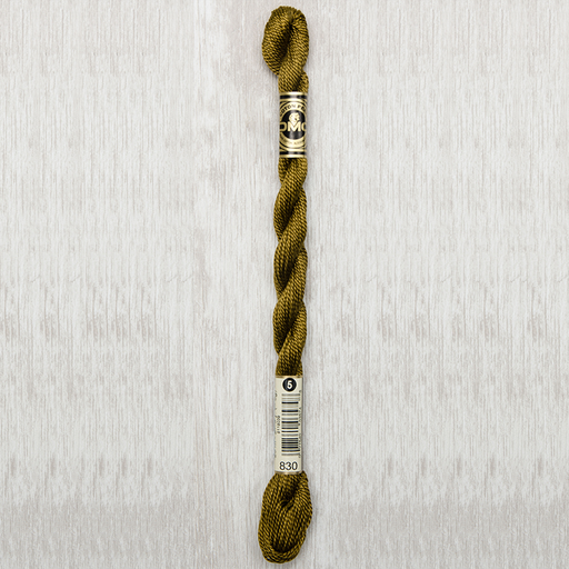 [DMCPerleCotton5830] DMC Perle #5 0830 Dark Golden Olive