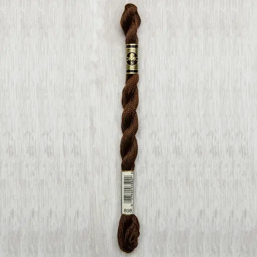 [DMCPerleCotton5898] DMC Perle #5 0898 Very Dark Coffee Brown