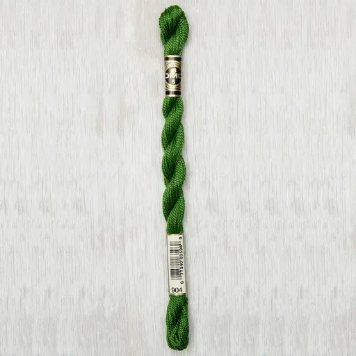 [DMCPerleCotton5904] DMC Perle #5 0904 Very Dark Parrot Green