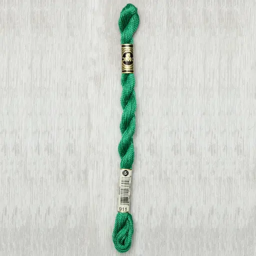 [DMCPerleCotton5911] DMC Perle #5 0911 Medium Emerald Green