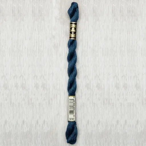 [DMCPerleCotton5930] DMC Perle #5 0930 Dark Antique Blue