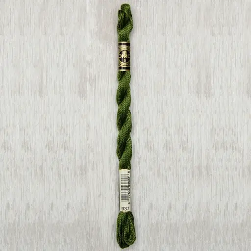 [DMCPerleCotton5937] DMC Perle #5 0937 Medium Avocado Green
