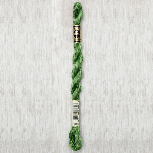 [DMCPerleCotton5988] DMC Perle #5 0988 Medium Forest Green