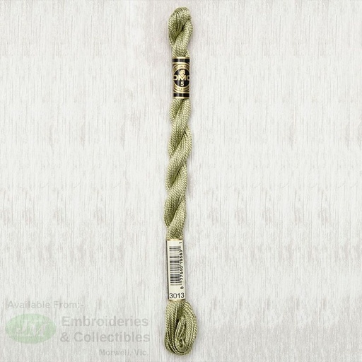 [DMCPerleCotton53013] DMC Perle #5 3013 Light Khaki Green