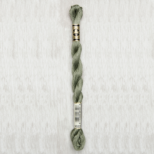 [DMCPerleCotton53022] DMC Perle #5 3022 Medium Brown Gray