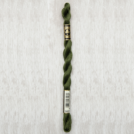 [DMCPerleCotton53051] DMC Perle #5 3051 Dark Green Gray