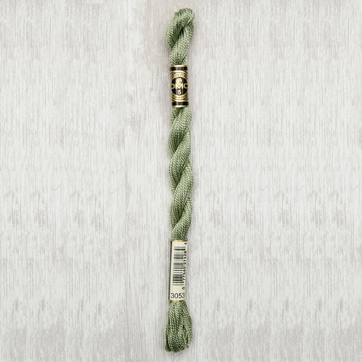 [DMCPerleCotton53053] DMC Perle #5 3053 Green Gray