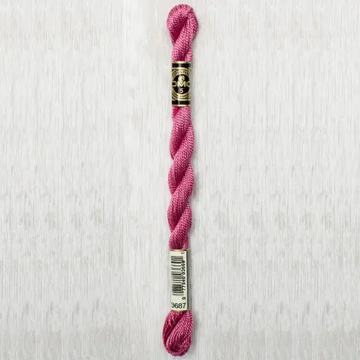 [DMCPerleCotton53687] DMC Perle #5 3687 Mauve