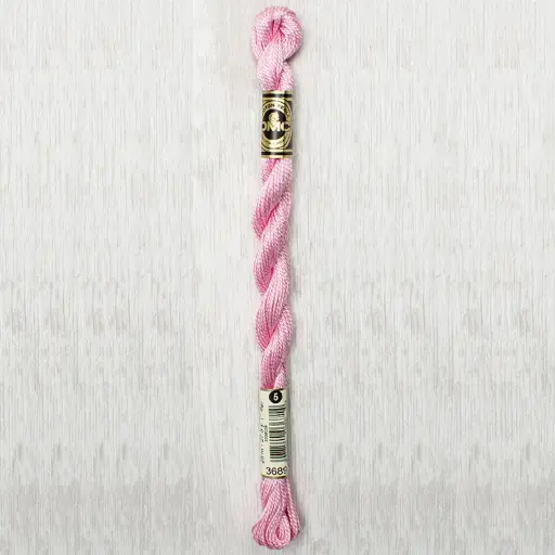 [DMCPerleCotton53689] DMC Perle #5 3689 Light Mauve