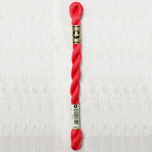 [DMCPerleCotton53801] DMC Perle #5 3801 Very Dark Melon