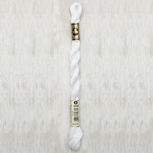 [DMCPerleCotton5B5200] DMC Perle #5 B5200 Snow White