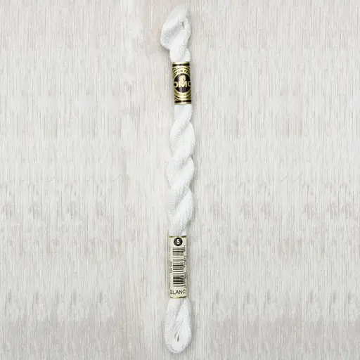 [DMCPerleCotton5BLANC] DMC Perle #5 BLANC White