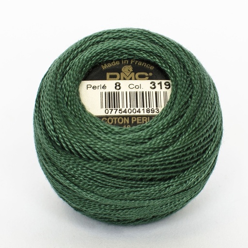[DMCPerle880319] DMC Perle #8 0319 Very Dark Pistachio Green