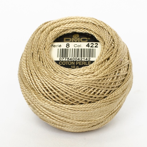 [DMCPerle880422] DMC Perle #8 0422 Light Hazelnut Brown
