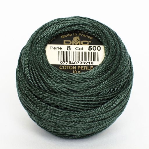 [DMCPerle880500] DMC Perle #8 0500 Very Dark Blue Green