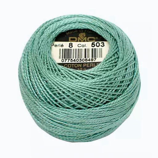 [dmc-pearl-perle-cotton-8-0503] DMC Perle #8 0503 Medium Blue Green