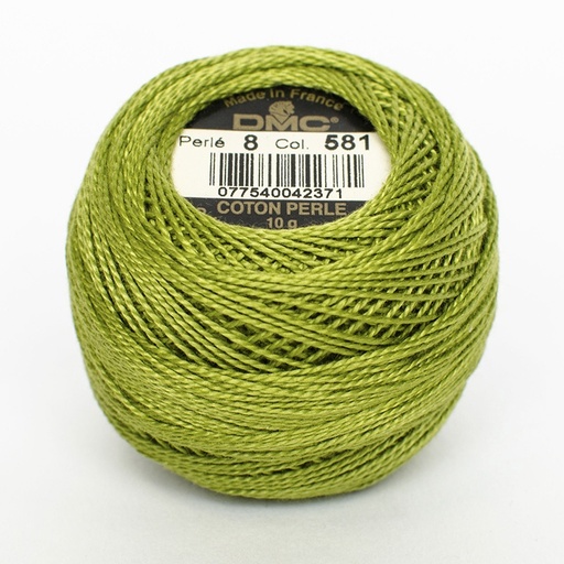 [DMCPerle88581] DMC Perle #8 0581 Moss Green