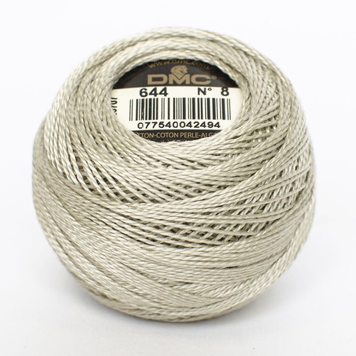 [DMCPerle88644] DMC Perle #8 0644 Medium Beige Gray