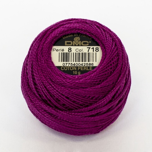 [DMCPerle88718] DMC Perle #8 0718 Plum