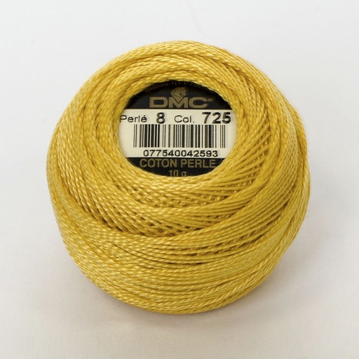 [DMCPerle88725] DMC Perle #8 0725 Medium Light Topaz