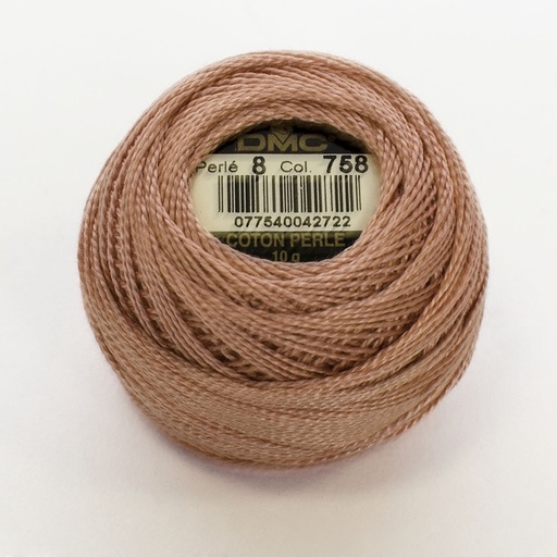 [DMCPerle88758] DMC Perle #8 0758 Very Light Terra Cotta