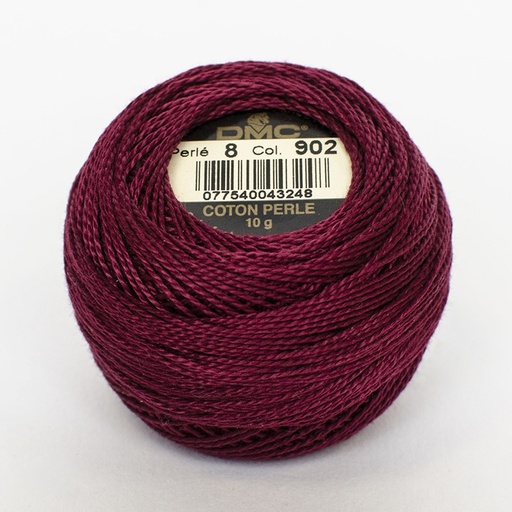 [DMCPerle880902] DMC Perle #8 0902 Very Dark Garnet