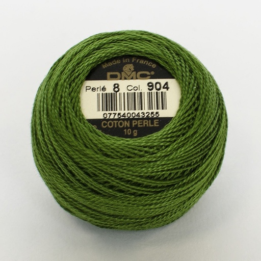 [DMCPerle880904] DMC Perle #8 0904 Very Dark Parrot Green