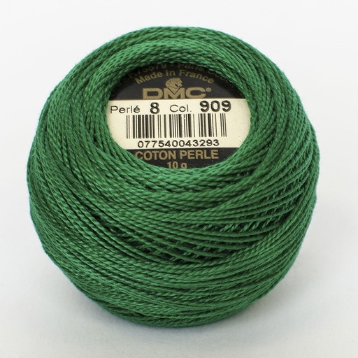 [DMCPerle880909] DMC Perle #8 0909 Very Dark Emerald Green