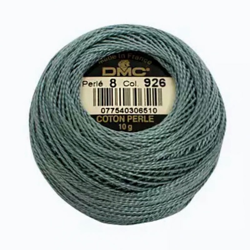 [dmc-pearl-perle-cotton-8-0926] DMC Perle #8 0926 Medium Gray Green
