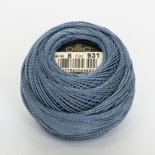 [DMCPerle880931] DMC Perle #8 0931 Medium Antique Blue