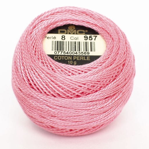 [DMCPerle880957] DMC Perle #8 0957 Pale Geranium