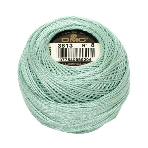 [DMCPerle883813] DMC Perle #8 3813 Light Blue Green