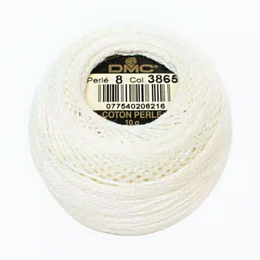 [dmcpearlperlecotton83865] DMC Perle #8 3865 Winter White