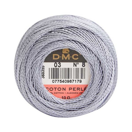 [dmcperle8003] DMC Perle Cotton #8 0003 Medium Tin