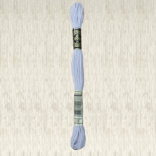 [DMCStrandedCotton0001] DMC Stranded Cotton 0001 White Tin