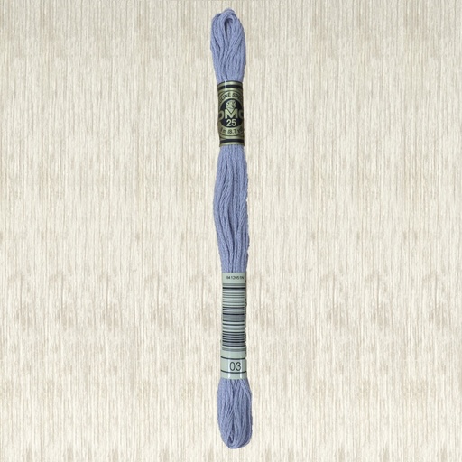 [DMCStrandedCotton0003] DMC Stranded Cotton 0003 Medium Tin