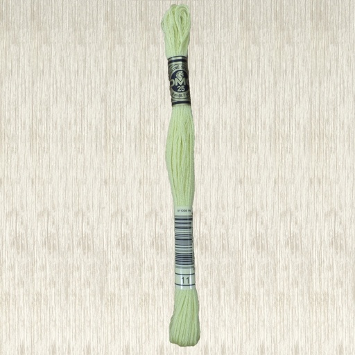 [DMCStrandedCotton0011] DMC Stranded Cotton 0011 Light Tender Green