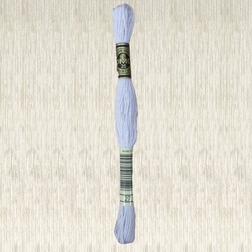 [DMCStrandedCotton0027] DMC Stranded Cotton 0027 White Violet